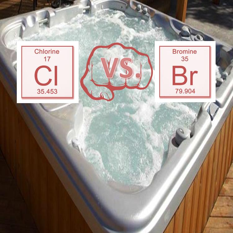 bromine vs chlorine