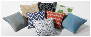 colourful pillows