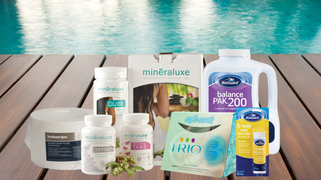 aqua-tech products and brands for pool and hot tub care.