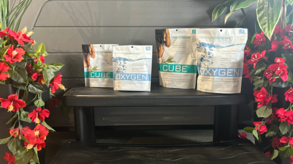 mineraluxe pool and spa products