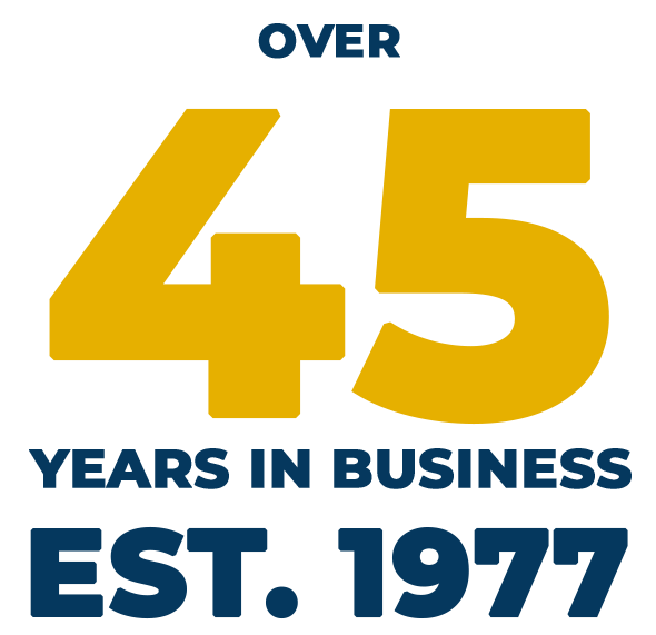 45 years logo
