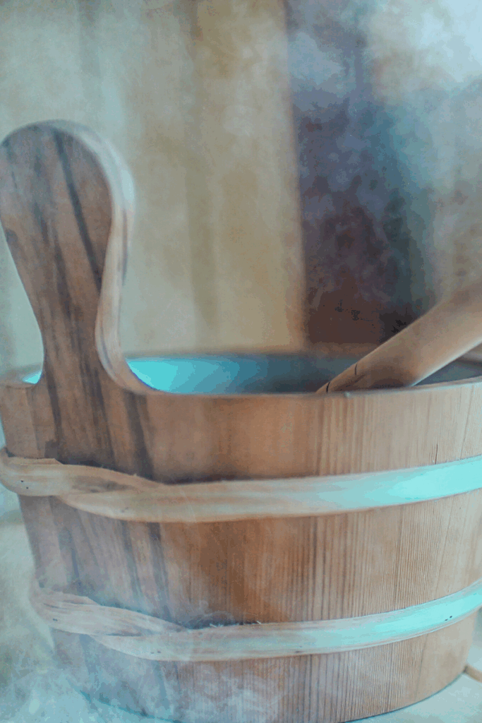 sauna bucket