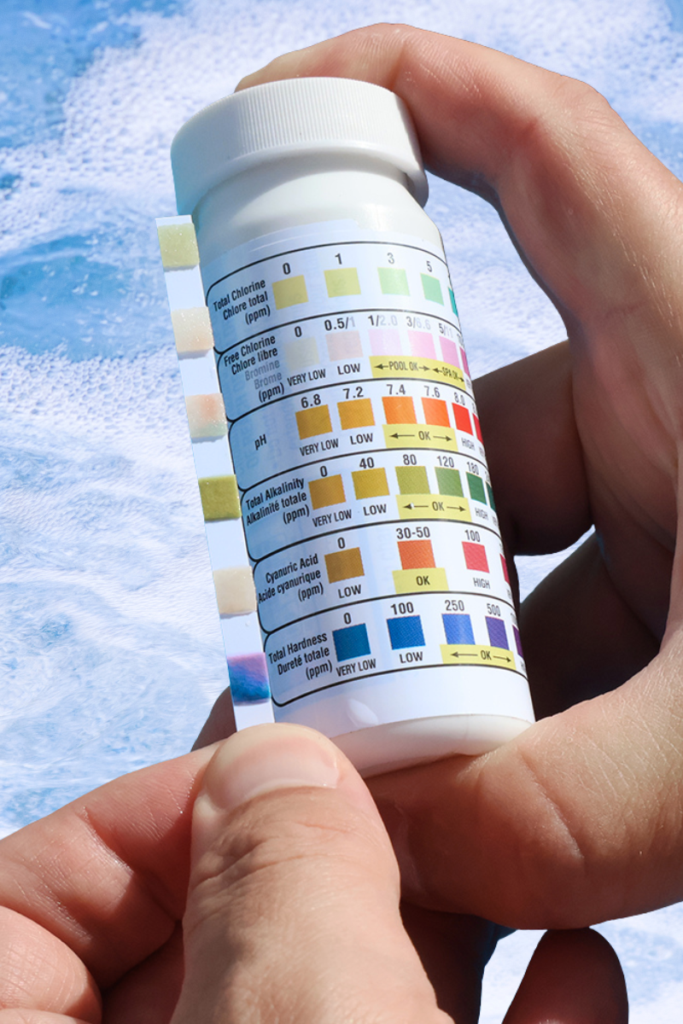 hot tub water test