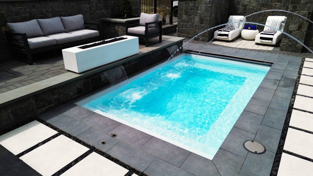 latham milan collection plunge pools - offered by aqua-tech winnipeg
