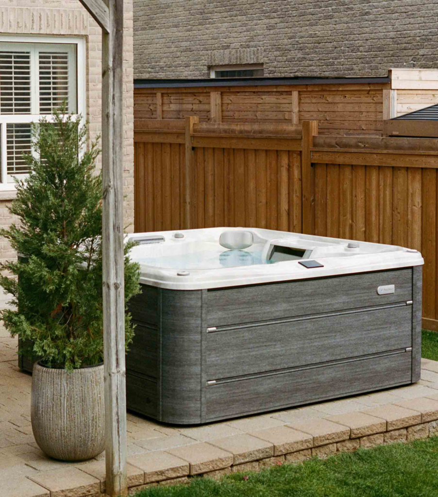 sundance spa on patio small space 2