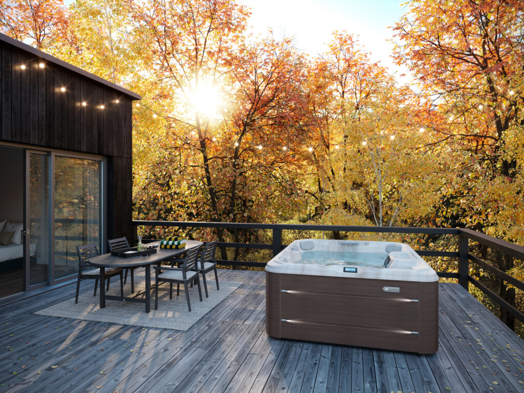 hot tub hydrotherapy with sundance spas
