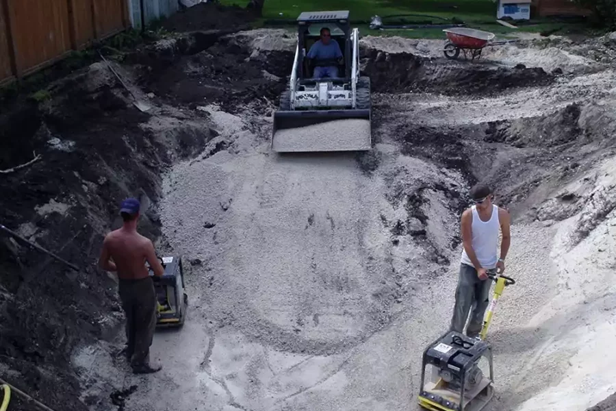 Pool renovation by Aqua-Tech East Kildonan before 4