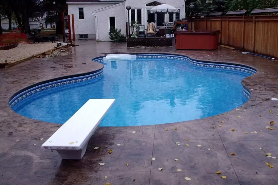 Pool renovation by Aqua-Tech East Kildonan after 1