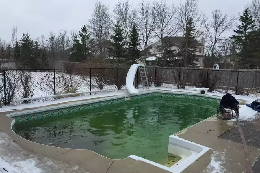 Pool renovation by Aqua-Tech Pritchard Farm before 01